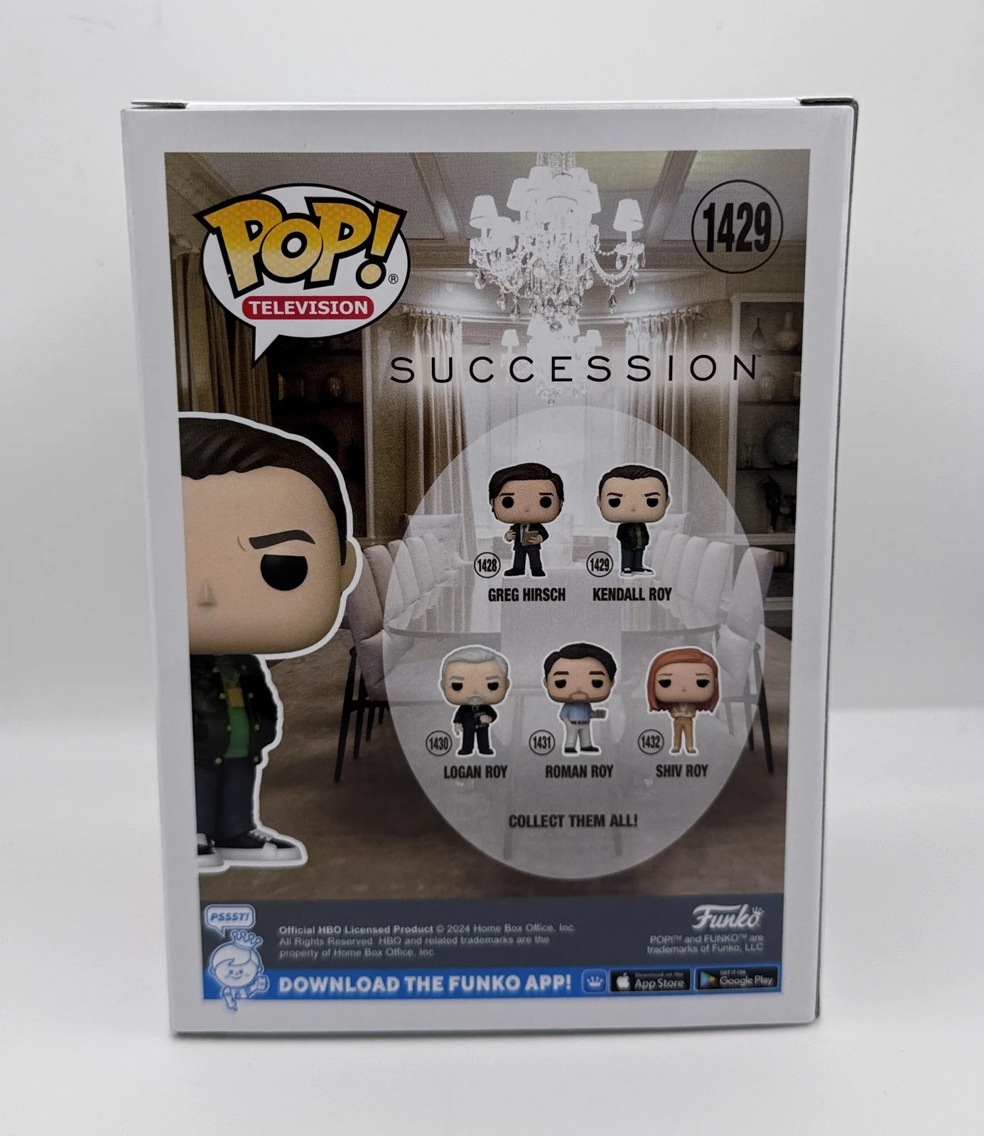 Jeremy Strong — Jeremy Strong "Succession" AUTOGRAPH Signed 'Kendall Roy' 1429 Funko Pop ACOA, image 4