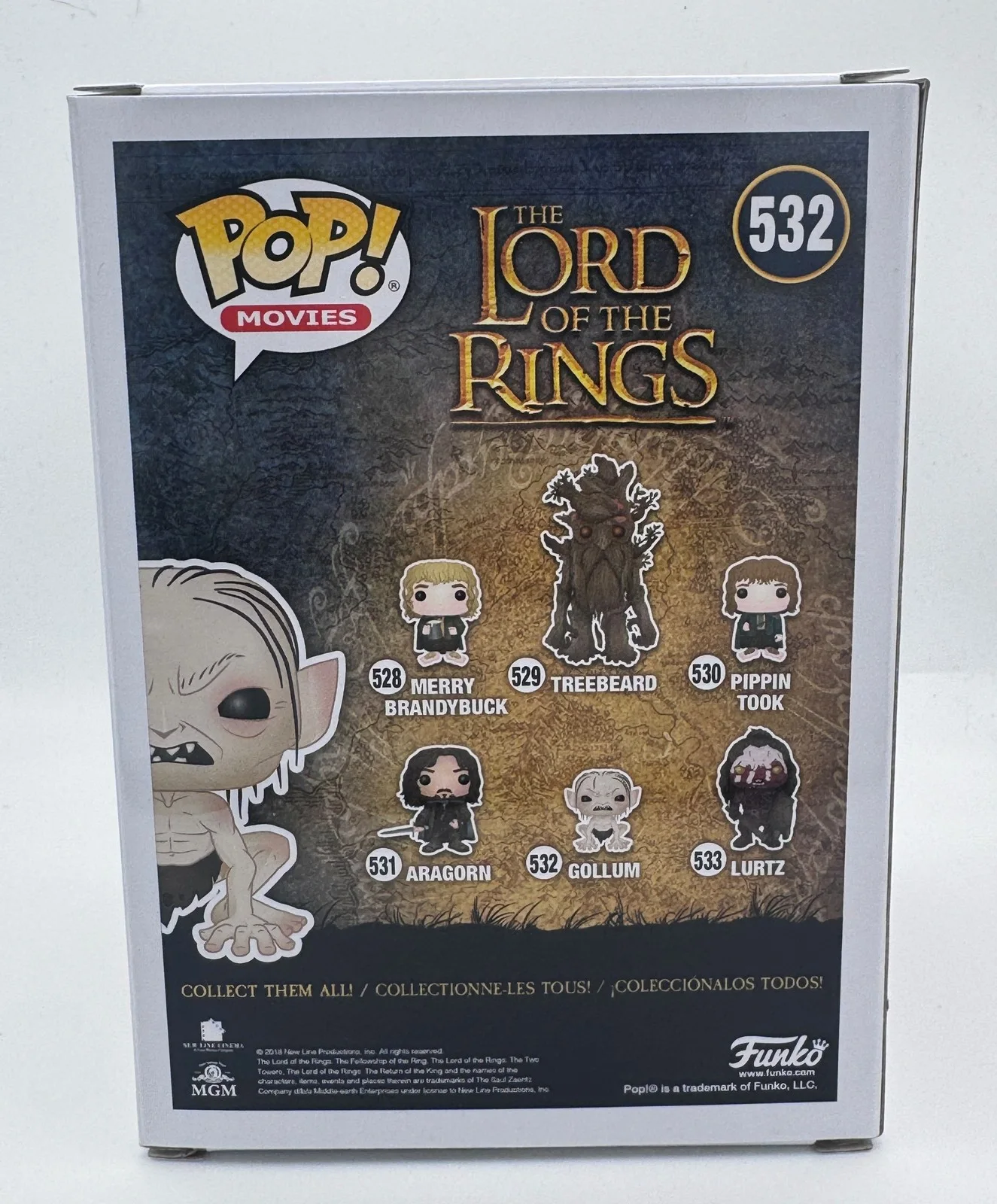 Andy Serkis — Andy Serkis "Lord of the Rings" AUTOGRAPH Signed 'Gollum' 532 Funko Pop ACOA, изображение 4