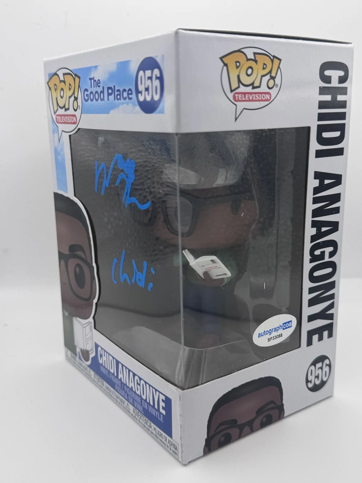 William Jackson Harper — William Jackson Harper "The Good Place" AUTOGRAPH Signed 'Chidi' 956 Funko Pop, изображение 2