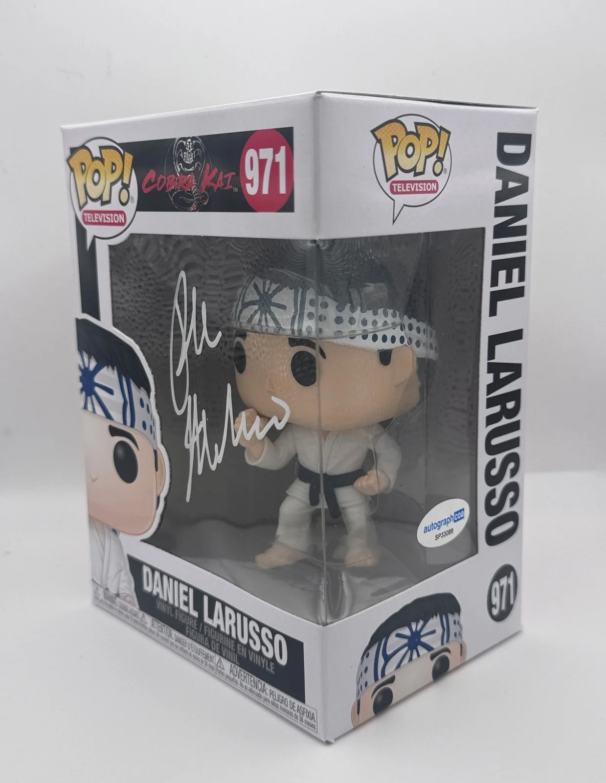 Ralph Macchio — Ralph Macchio "Karate Kid" AUTOGRAPH Signed 'Cobra Kai' 971 Funko Pop ACOA, изображение 2