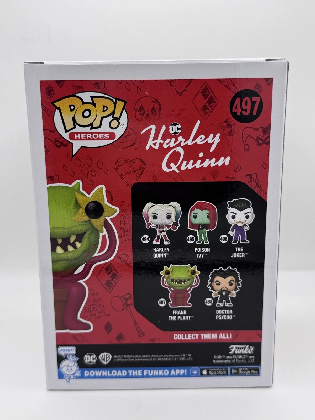 J.B. Smoove — J.B. Smoove "Harley Quinn" AUTOGRAPH Signed 'Frank the Plant' 497 Funko Pop ACOA, изображение 4