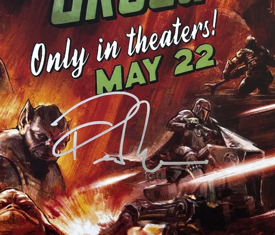 Pedro Pascal Signed 12x18 Photo The Mandalorian and Grogu, image 2