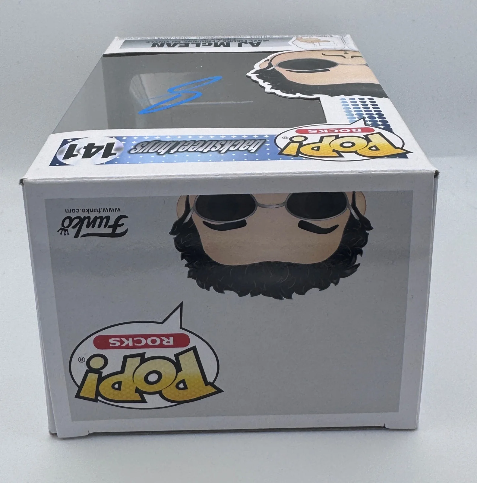 AJ McLean — AJ McLean "Backstreet Boys" AUTOGRAPH Signed Funko Pop 141 Vinyl Figure ACOA, изображение 3