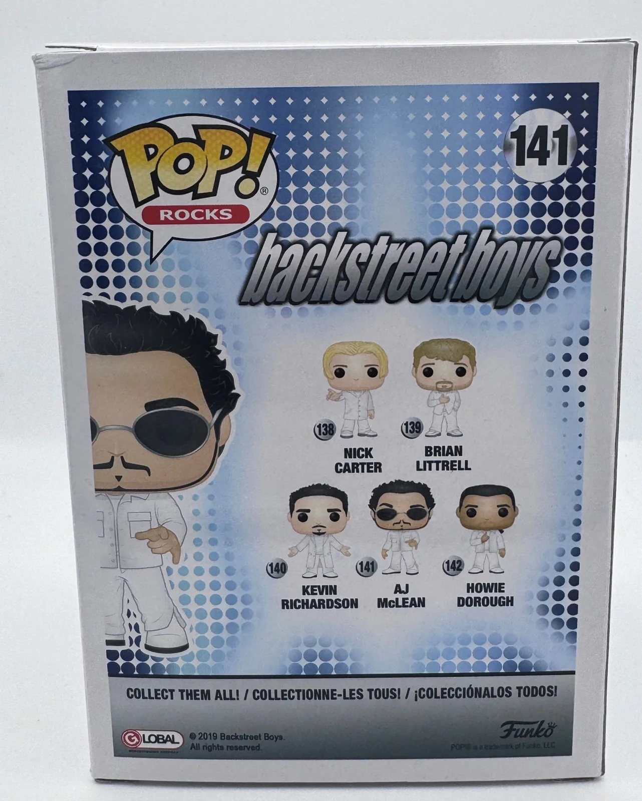 AJ McLean — AJ McLean "Backstreet Boys" AUTOGRAPH Signed Funko Pop 141 Vinyl Figure ACOA, изображение 4