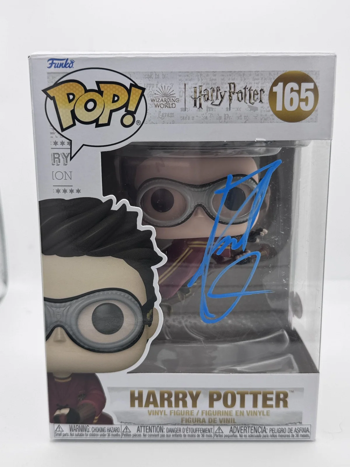 Daniel Radcliffe — Daniel Radcliffe "Harry Potter" AUTOGRAPH Signed Quidditch 165 Funko Pop ACOA, image 2