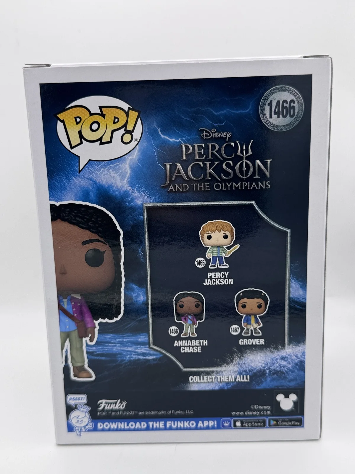 Leah Jeffries — Leah Sava Jeffries "Percy Jackson" SIGNED 'Annabeth Chase' 1466 Funko Pop ACOA, изображение 4