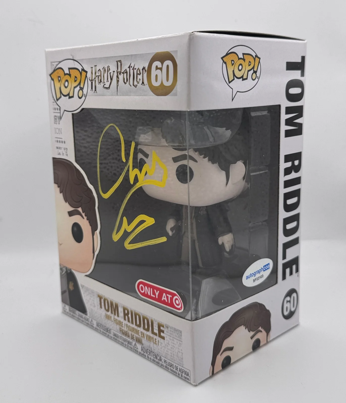 Christian Coulson — Christian Coulson "Harry Potter" AUTOGRAPH Signed 'Tom Riddle' 60 Funko Pop ACOA, изображение 2