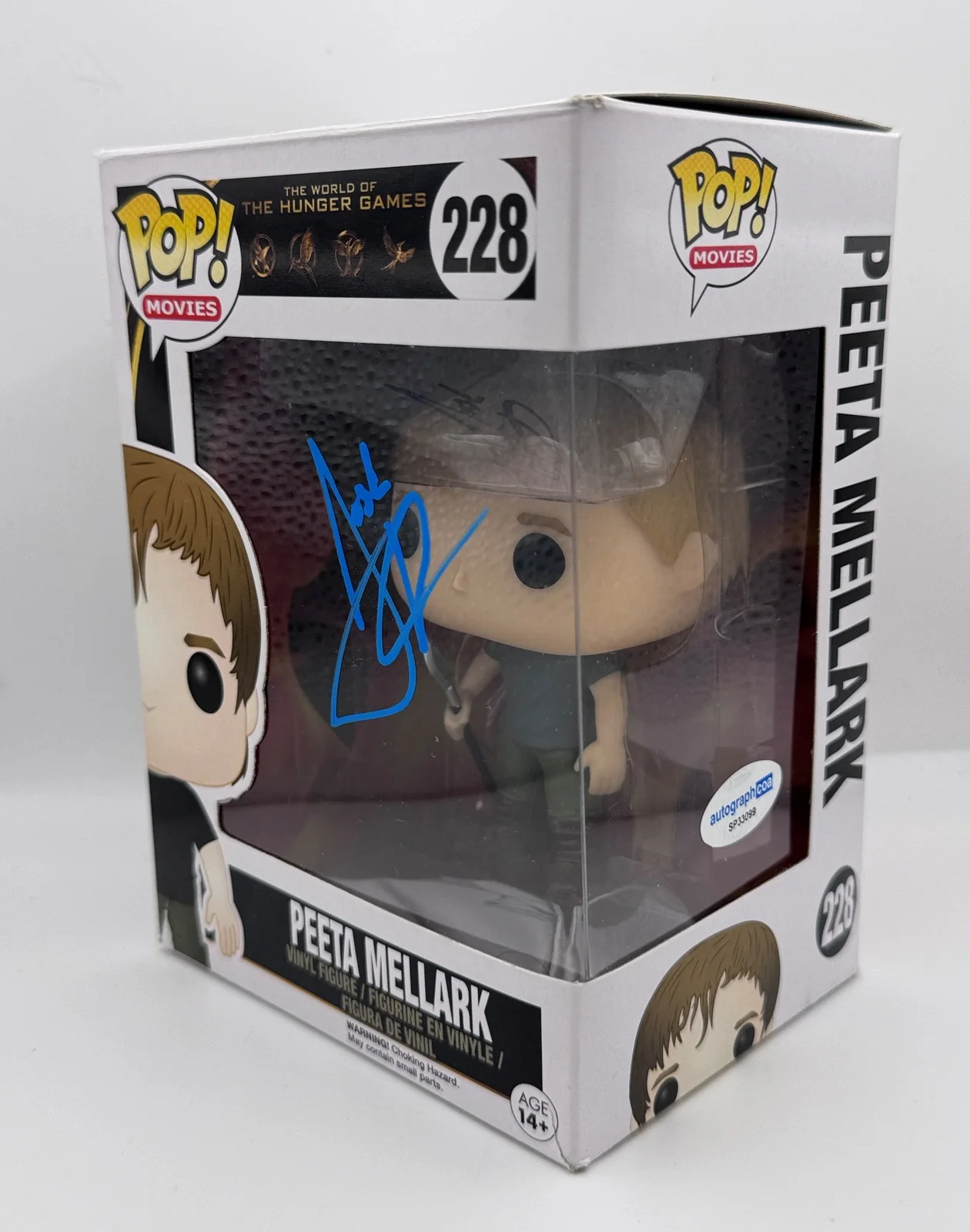 Josh Hutcherson — Josh Hutcherson "The Hunger Games" AUTOGRAPH Signed 'Peeta' 228 Funko Pop ACOA, изображение 2