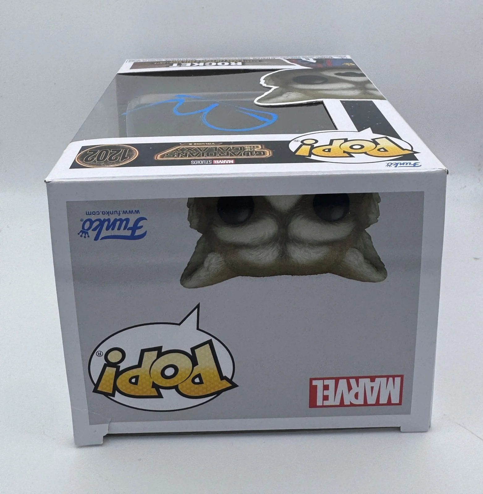 Bradley Cooper — Bradley Cooper "Guardians of the Galaxy Vol 3" SIGNED Rocket 1202 Funko Pop ACOA, image 3
