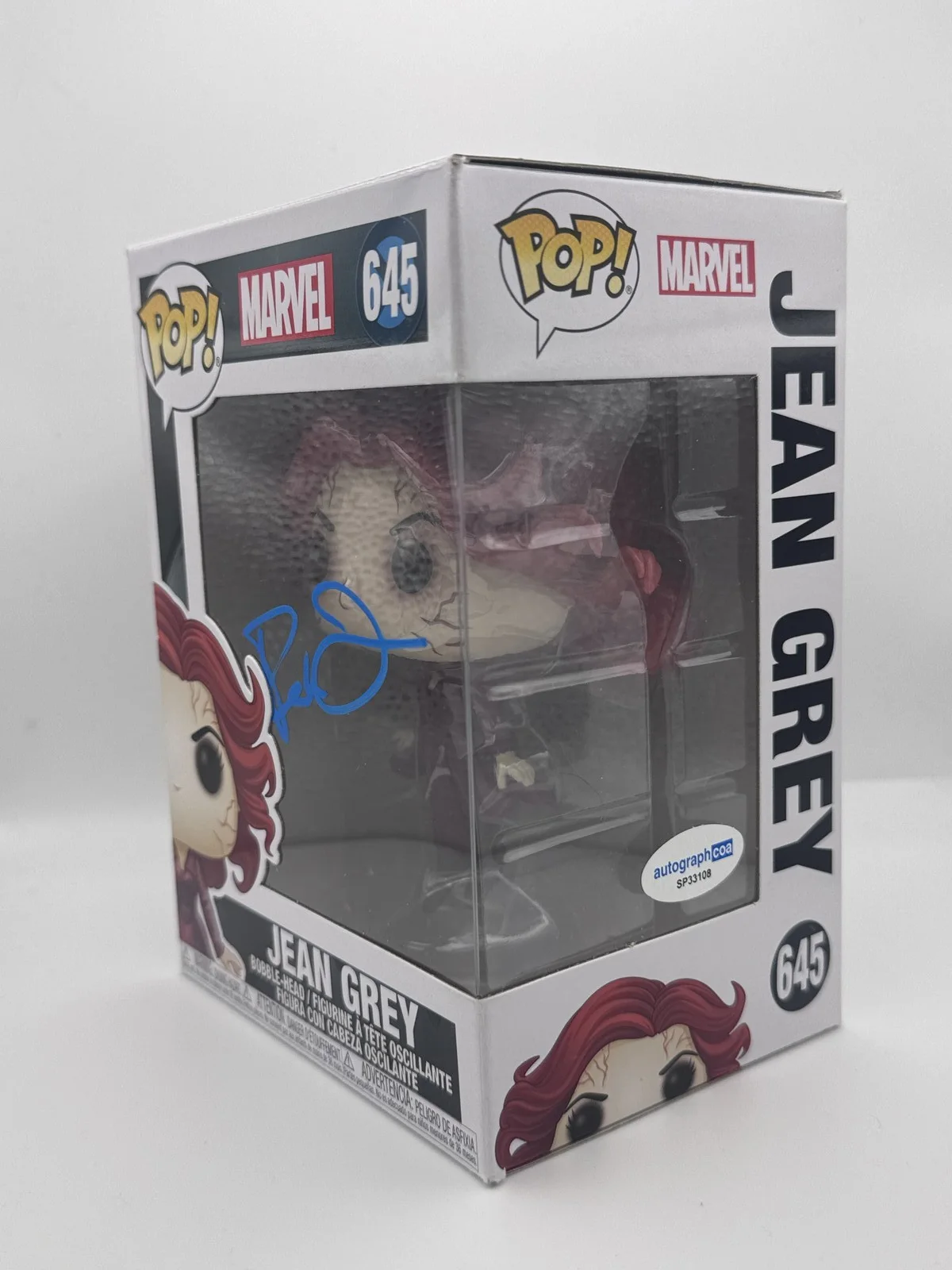 Famke Janssen — Famke Janssen "X-Men" AUTOGRAPH Signed Marvel 'Jean Grey' 645 Funko Pop ACOA, image 2