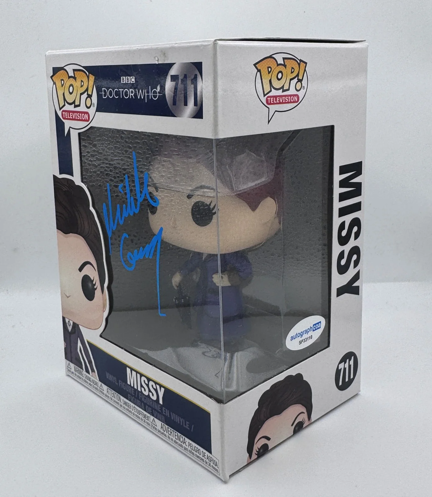 Michelle Gomez — Michelle Gomez "Doctor Who" AUTOGRAPH Signed 'Missy' 711 Funko Pop Figure ACOA, изображение 2