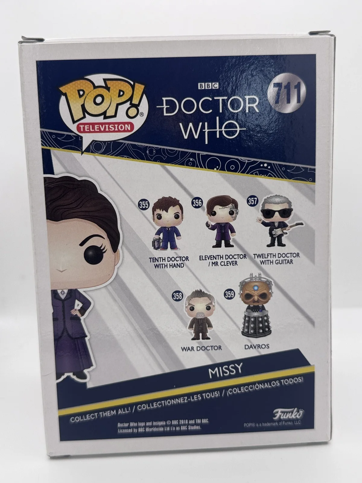 Michelle Gomez — Michelle Gomez "Doctor Who" AUTOGRAPH Signed 'Missy' 711 Funko Pop Figure ACOA, изображение 4