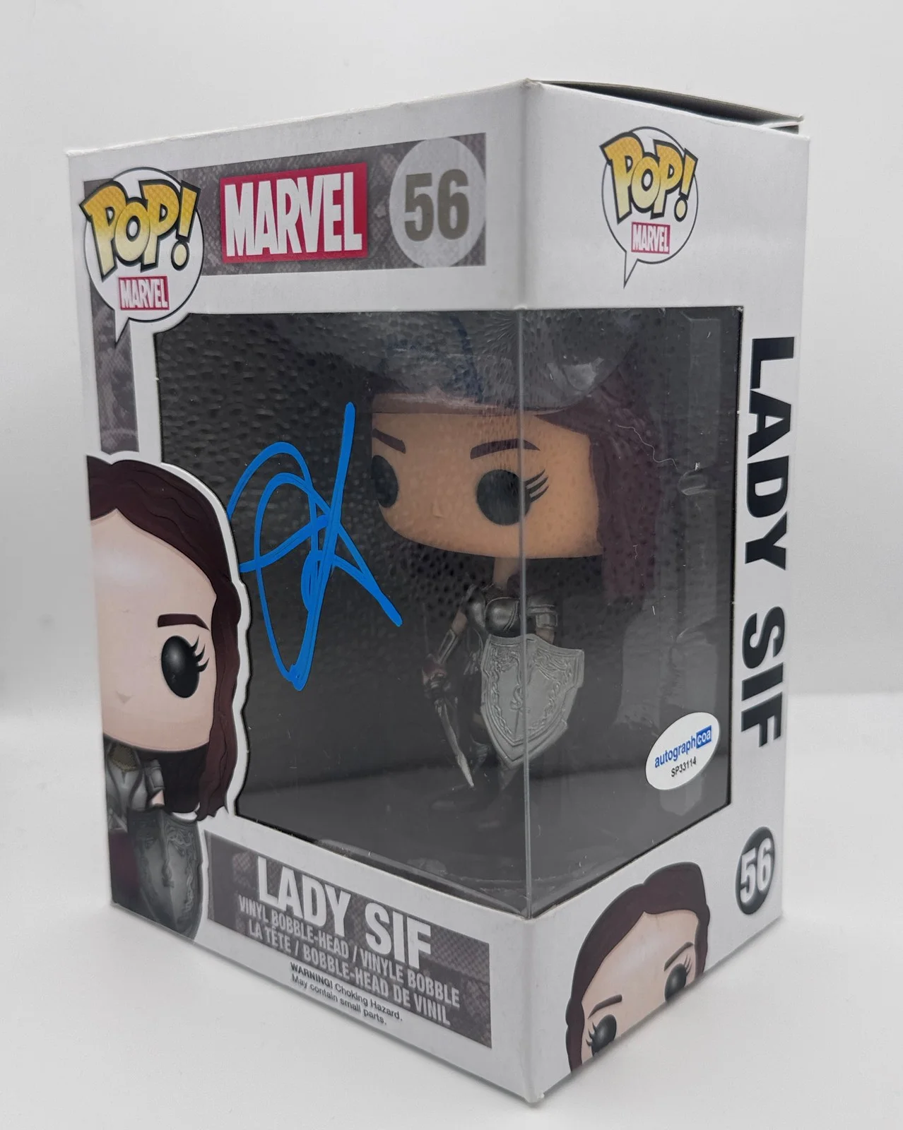 Jaimie Alexander — Jaimie Alexander "Thor" AUTOGRAPH Signed 'Lady Sif' 56 Funko Pop Figure B ACOA, изображение 2