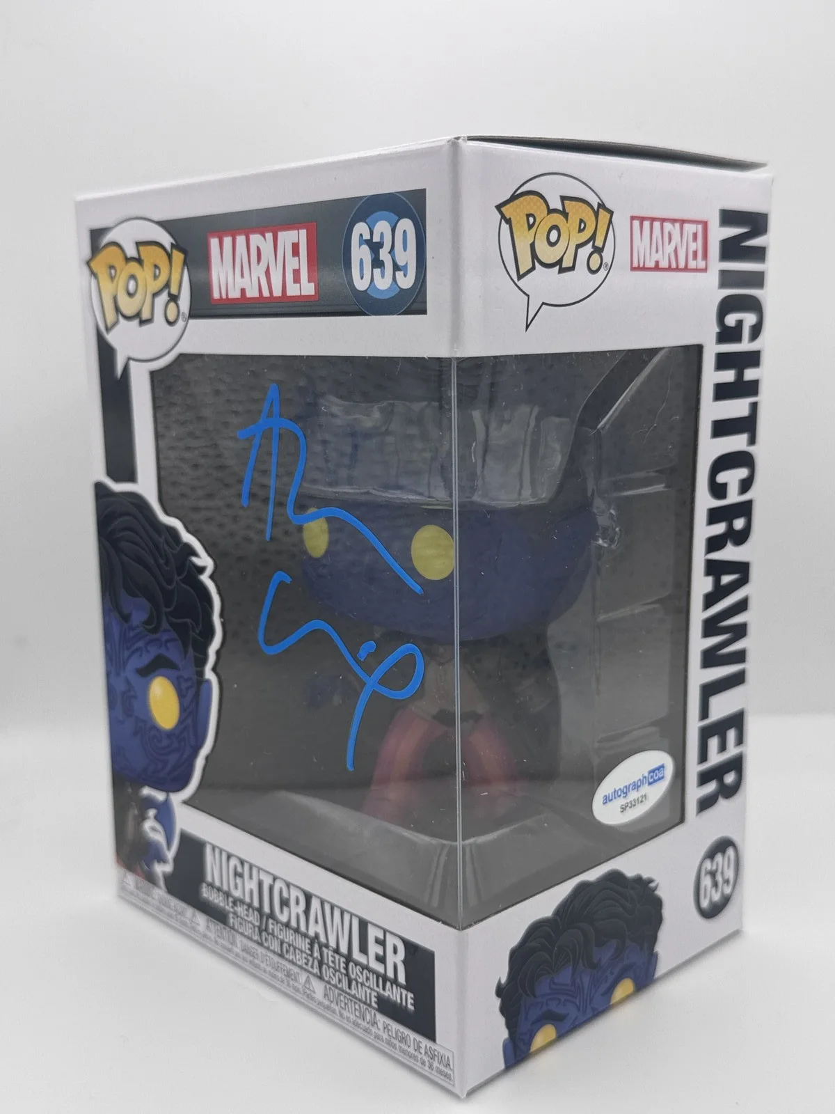 Alan Cumming — Alan Cumming "X-Men" AUTOGRAPH Signed Marvel 'Nightcrawler' 639 Funko Pop ACOA, image 2