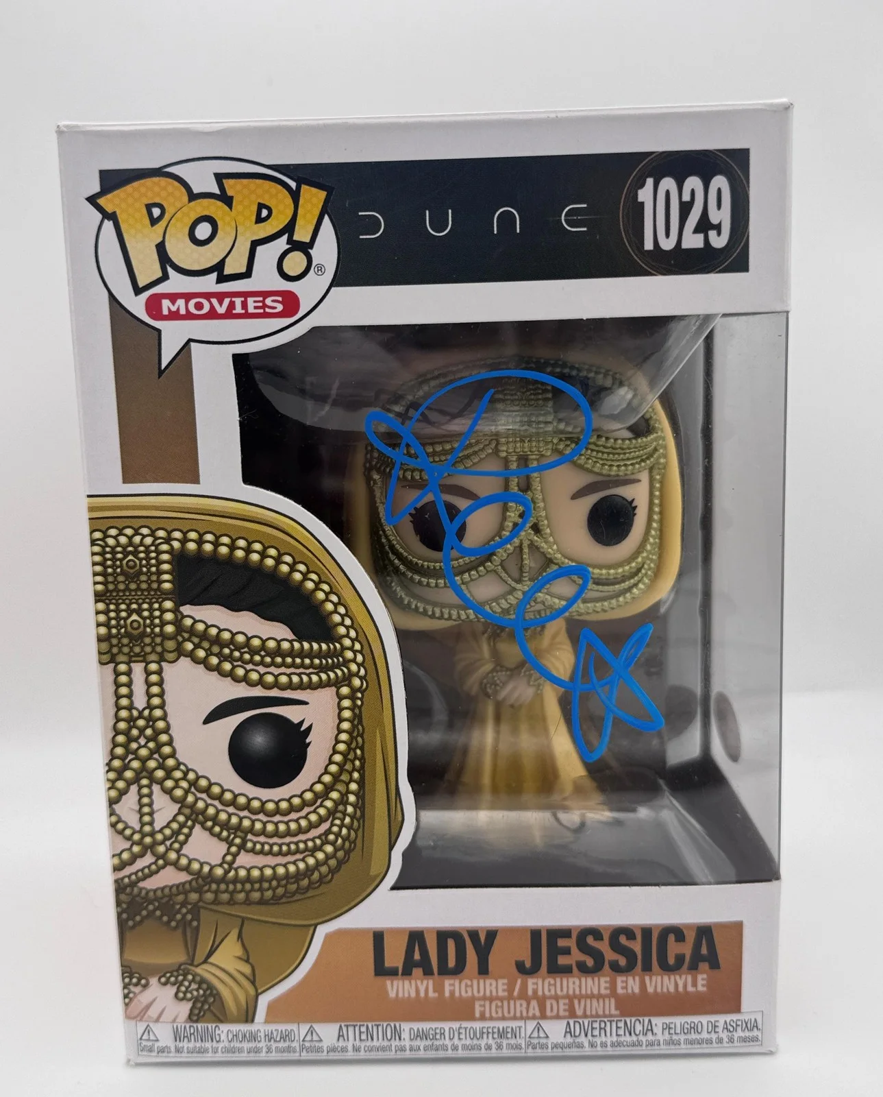Rebecca Ferguson — Rebecca Ferguson "Dune" AUTOGRAPH Signed 'Lady Jessica' 1029 Funko Pop ACOA, image 2