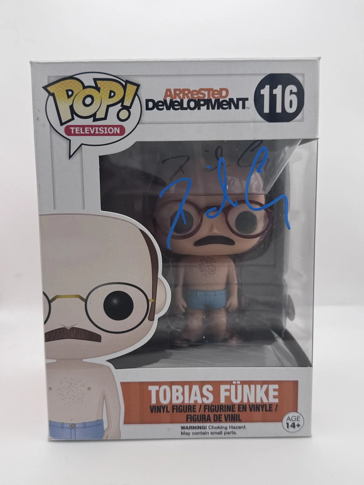 David Cross — David Cross "Arrested Development" SIGNED 'Tobias Funke' 116 Funko Pop ACOA, image 2