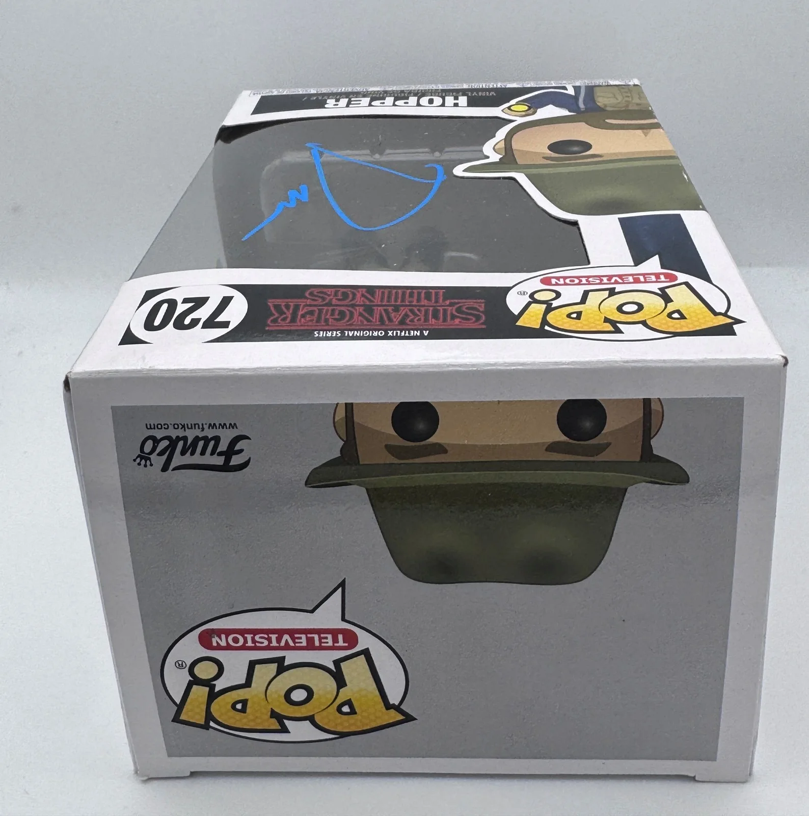 David Harbour — David Harbour "Stranger Things" AUTOGRAPH Signed 'Hopper' 720 Funko Pop ACOA, image 3