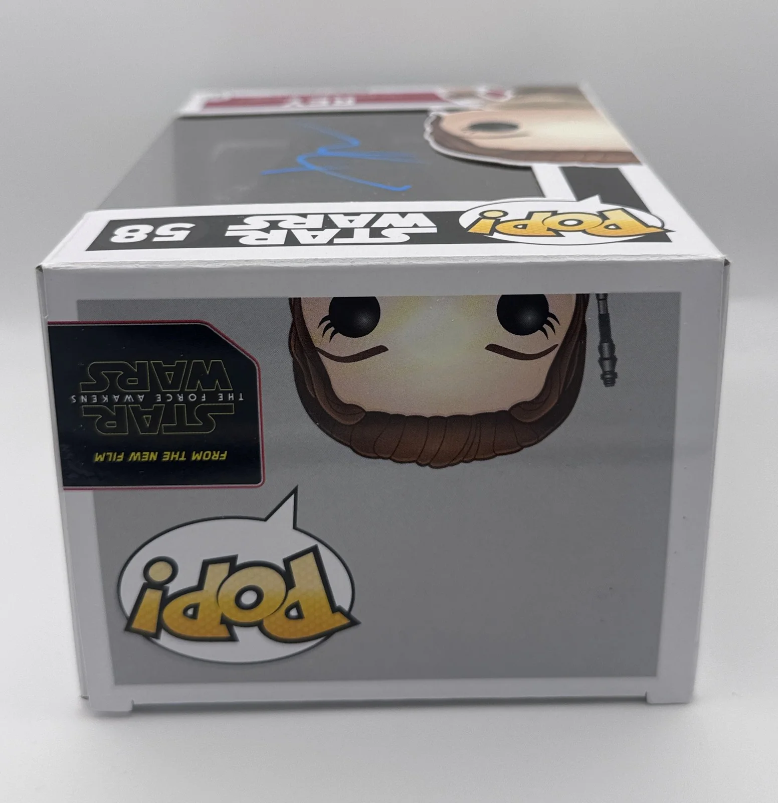 Daisy Ridley — Daisy Ridley "Star Wars: The Force Awakens" SIGNED 'Rey' 58 Funko Pop ACOA, изображение 3