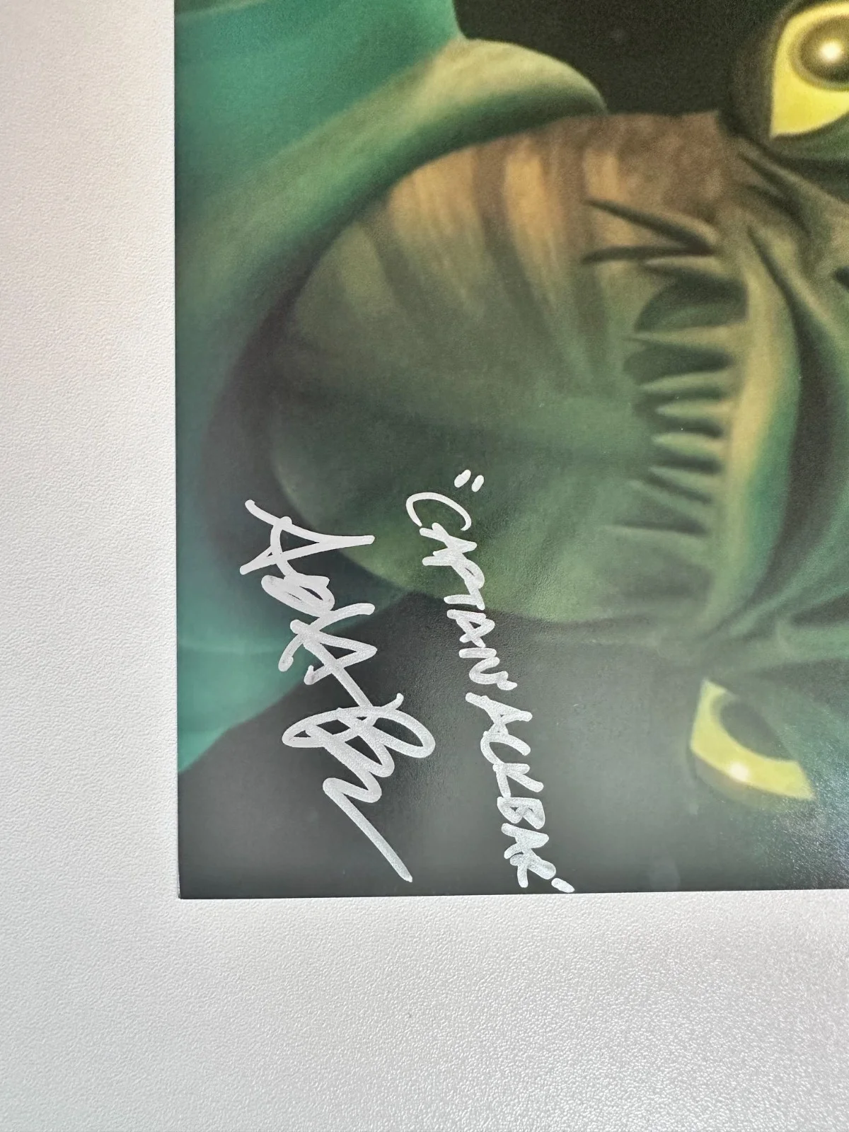 Anna Graves — Dual-Signed 8x10 Star Wars: The Clone Wars Capt. Ackbar & Meena Tills Autograph, image 4
