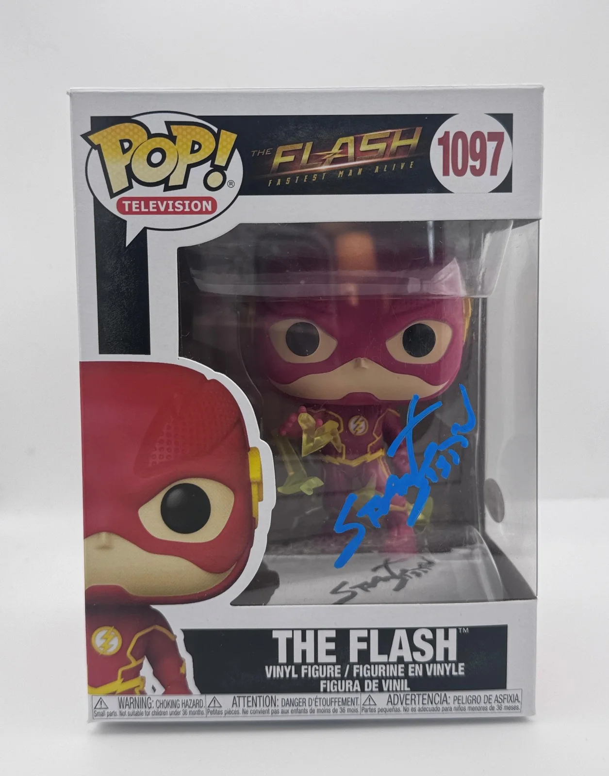 Grant Gustin — Grant Gustin "The Flash" AUTOGRAPH Signed 1097 Funko Pop Vinyl Figure ACOA