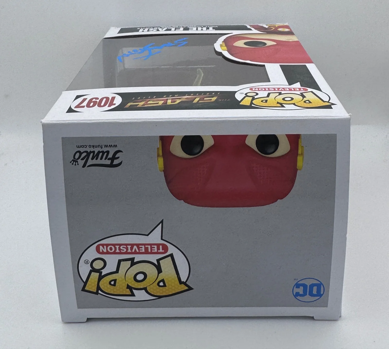 Grant Gustin — Grant Gustin "The Flash" AUTOGRAPH Signed 1097 Funko Pop Vinyl Figure ACOA, изображение 3