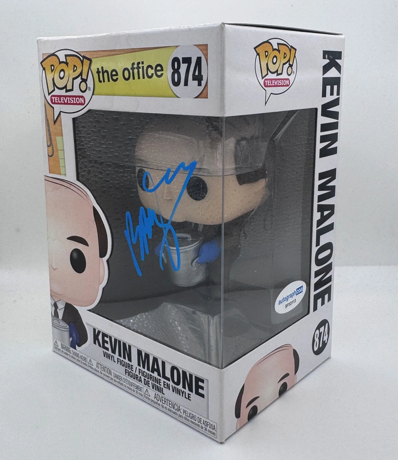 Brian Baumgartner — Brian Baumgartner "The Office" AUTOGRAPH Signed Kevin Malone 874 Funko Pop ACOA, image 2