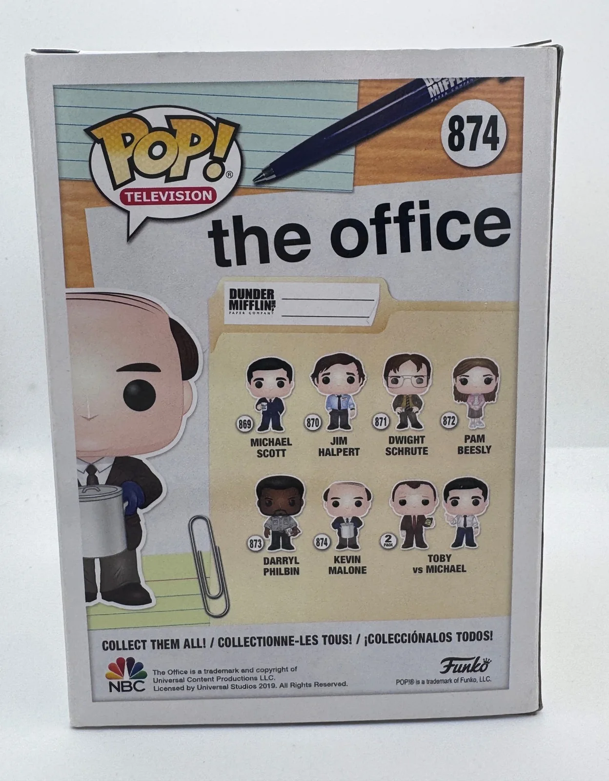 Brian Baumgartner — Brian Baumgartner "The Office" AUTOGRAPH Signed Kevin Malone 874 Funko Pop ACOA, image 4