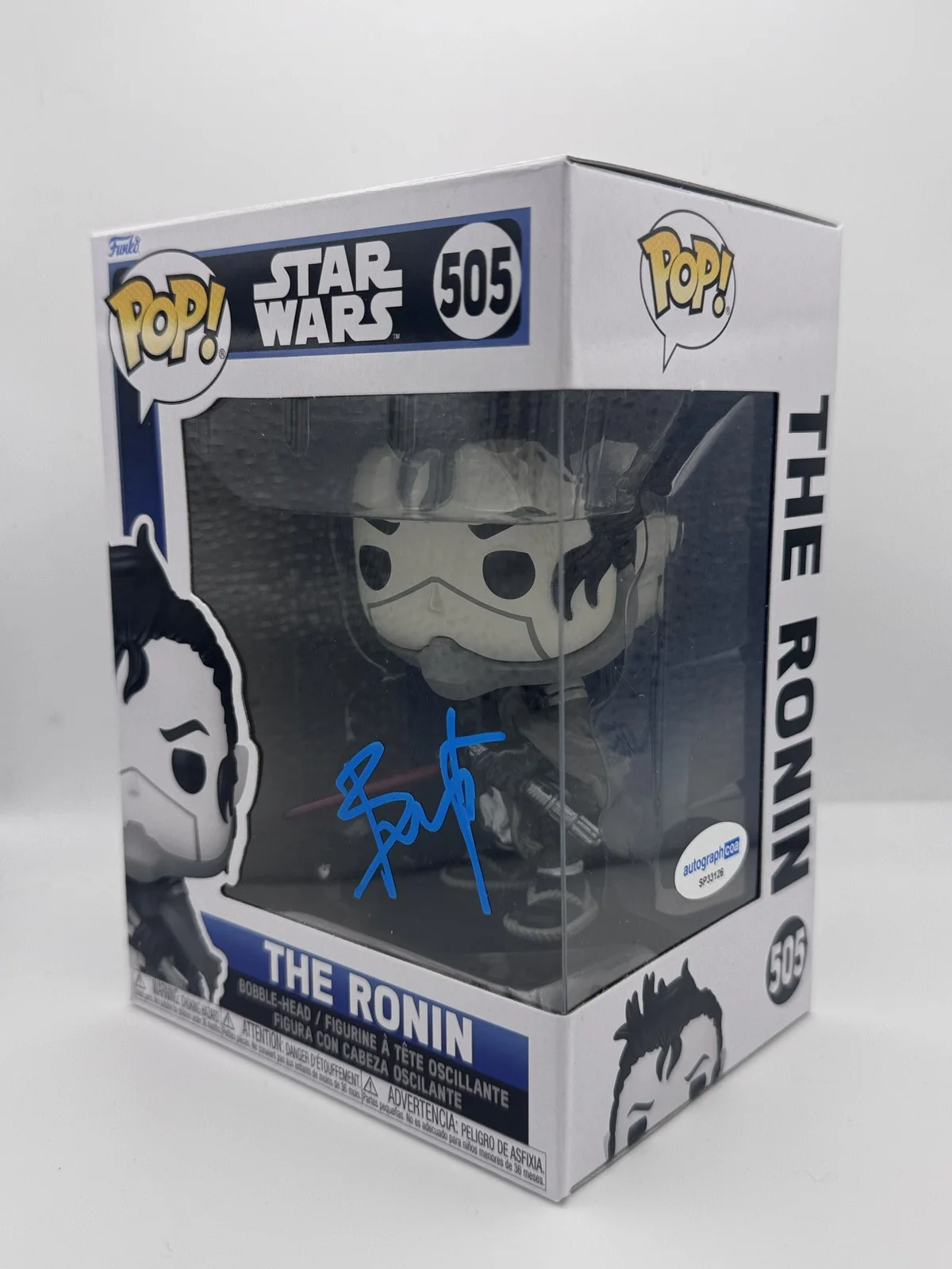 Brian Tee — Brian Tee "Star Wars: Visions" AUTOGRAPH Signed 'The Ronin' 505 Funko Pop C ACOA, image 2