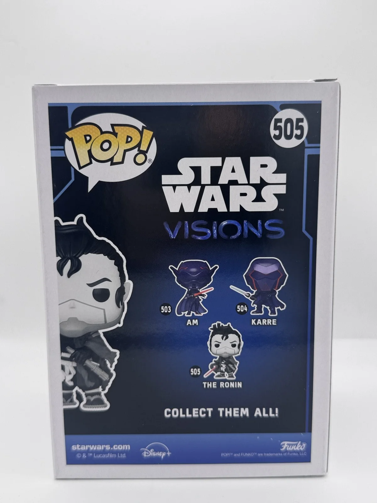 Brian Tee — Brian Tee "Star Wars: Visions" AUTOGRAPH Signed 'The Ronin' 505 Funko Pop C ACOA, image 4