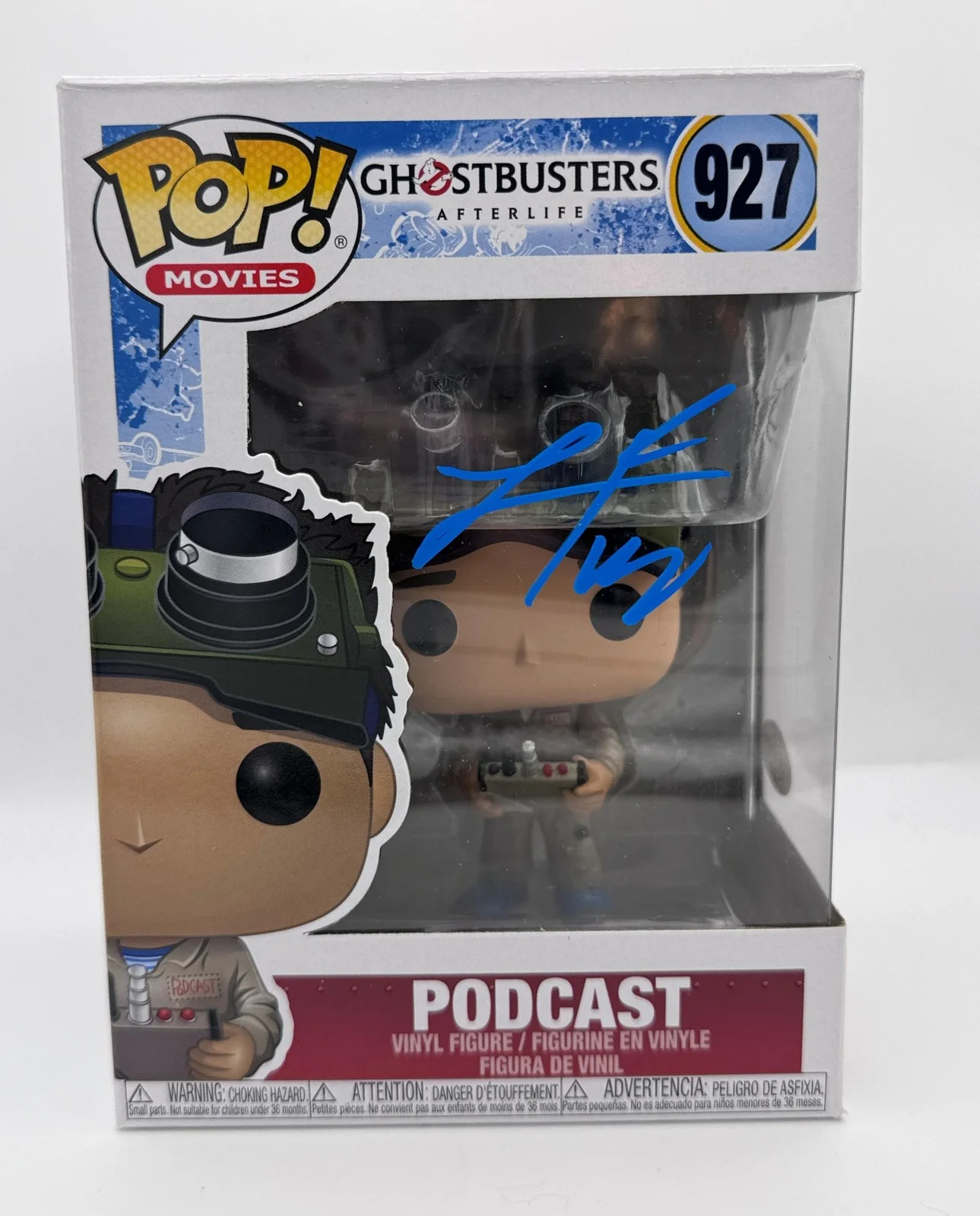 Logan Kim — Logan Kim "Ghostbusters: Afterlife" AUTOGRAPH Signed Podcast 927 Funko Pop ACOA