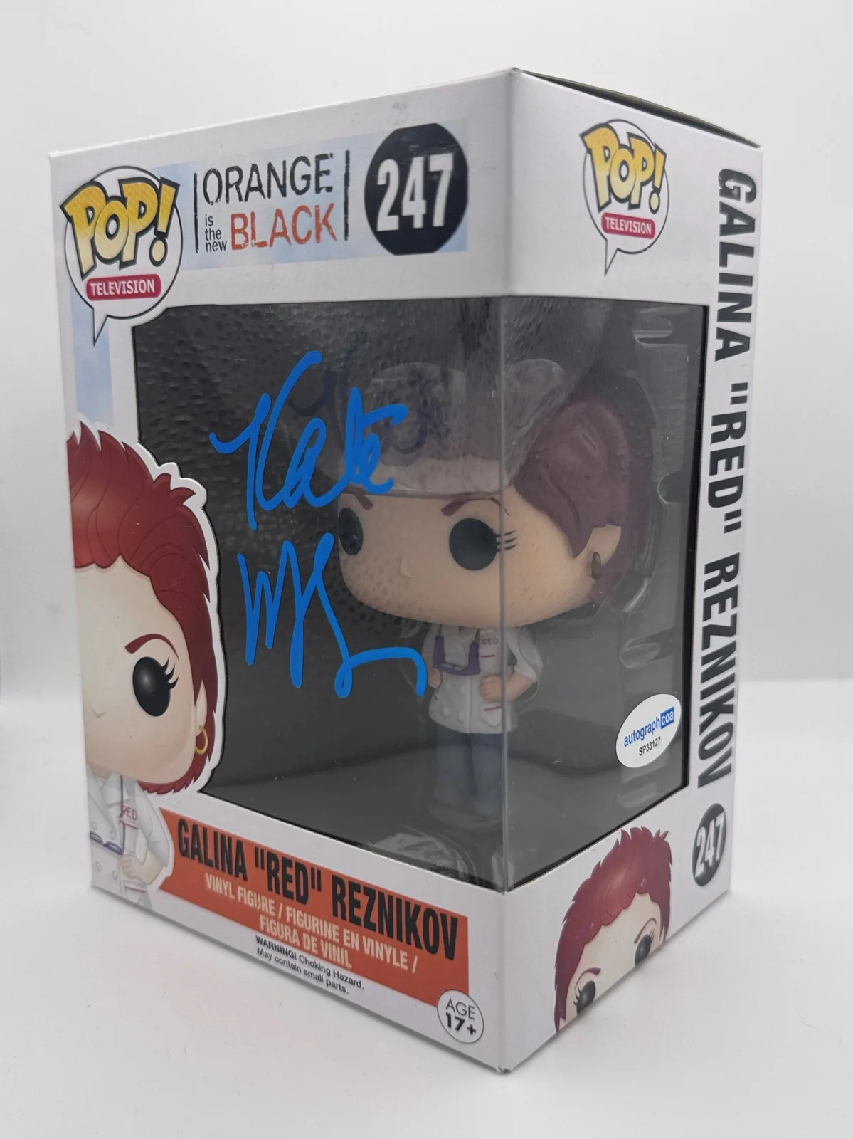 Kate Mulgrew — Kate Mulgrew "Orange Is the New Black" AUTOGRAPH Signed 'Red' 247 Funko Pop ACOA, image 2