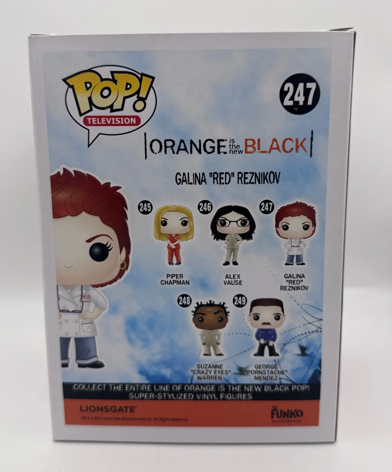 Kate Mulgrew — Kate Mulgrew "Orange Is the New Black" AUTOGRAPH Signed 'Red' 247 Funko Pop ACOA, image 4
