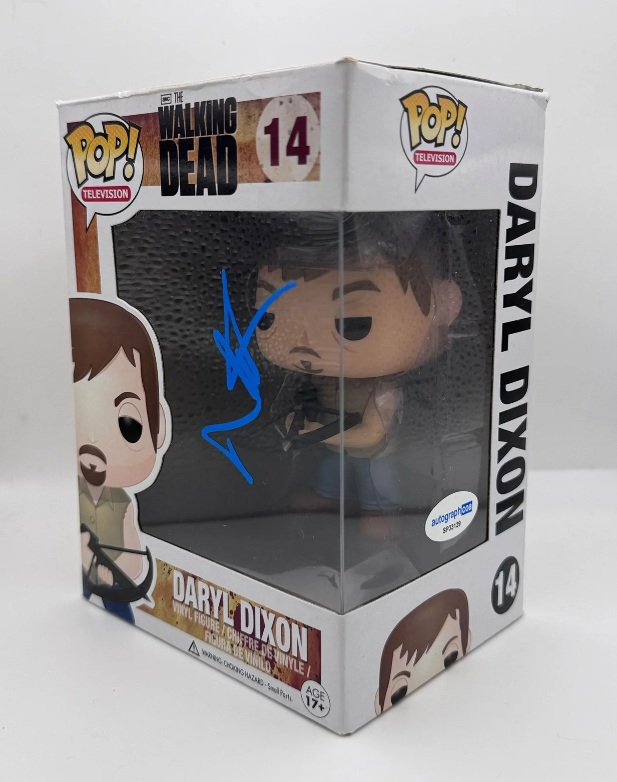 Norman Reedus — Norman Reedus "The Walking Dead" AUTOGRAPH Signed Daryl Dixon 14 Funko Pop ACOA, image 2