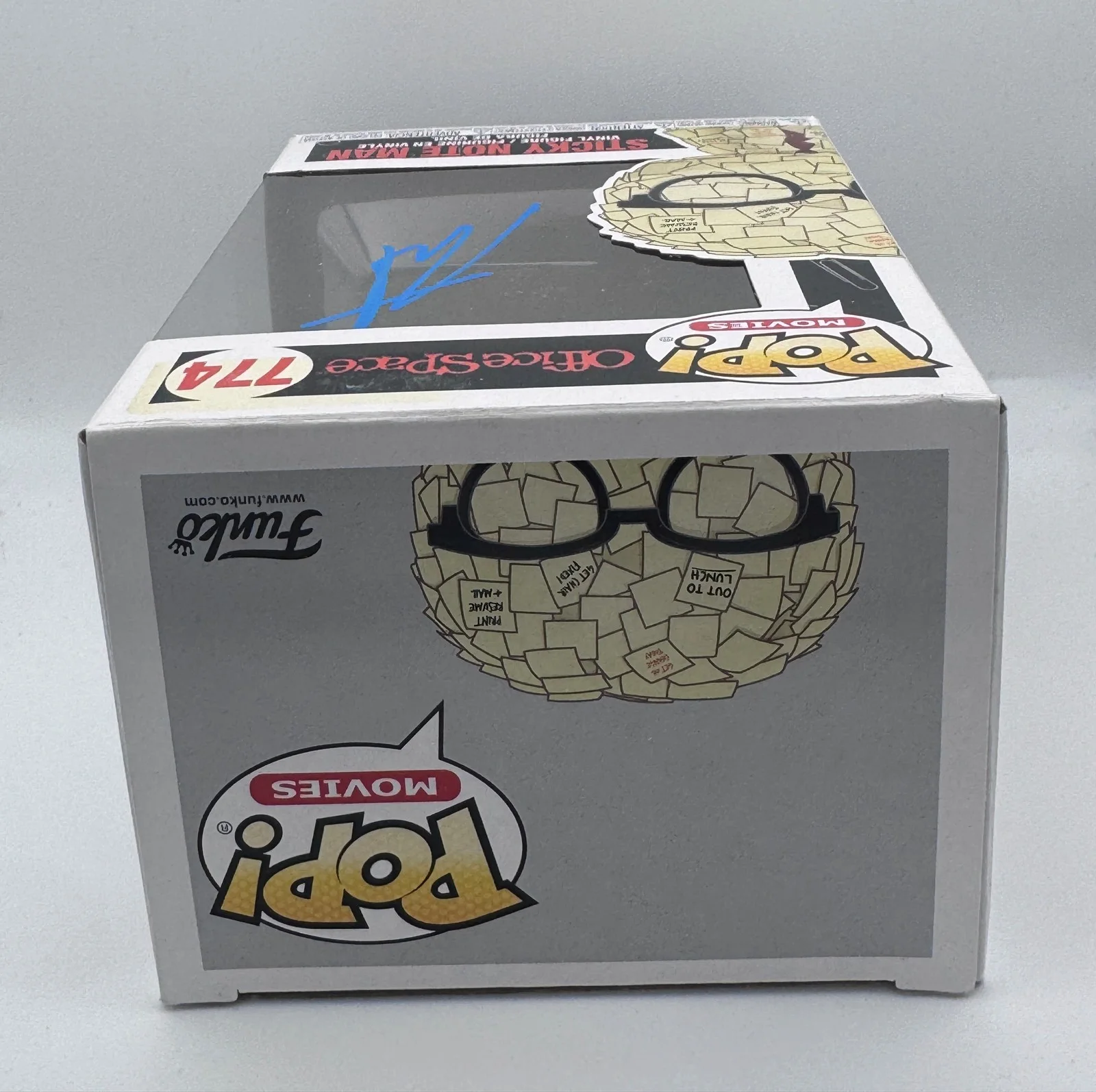 Stephen Root — Stephen Root "Office Space" AUTOGRAPH Signed Sticky Note Man 774 Funko Pop ACOA, image 3