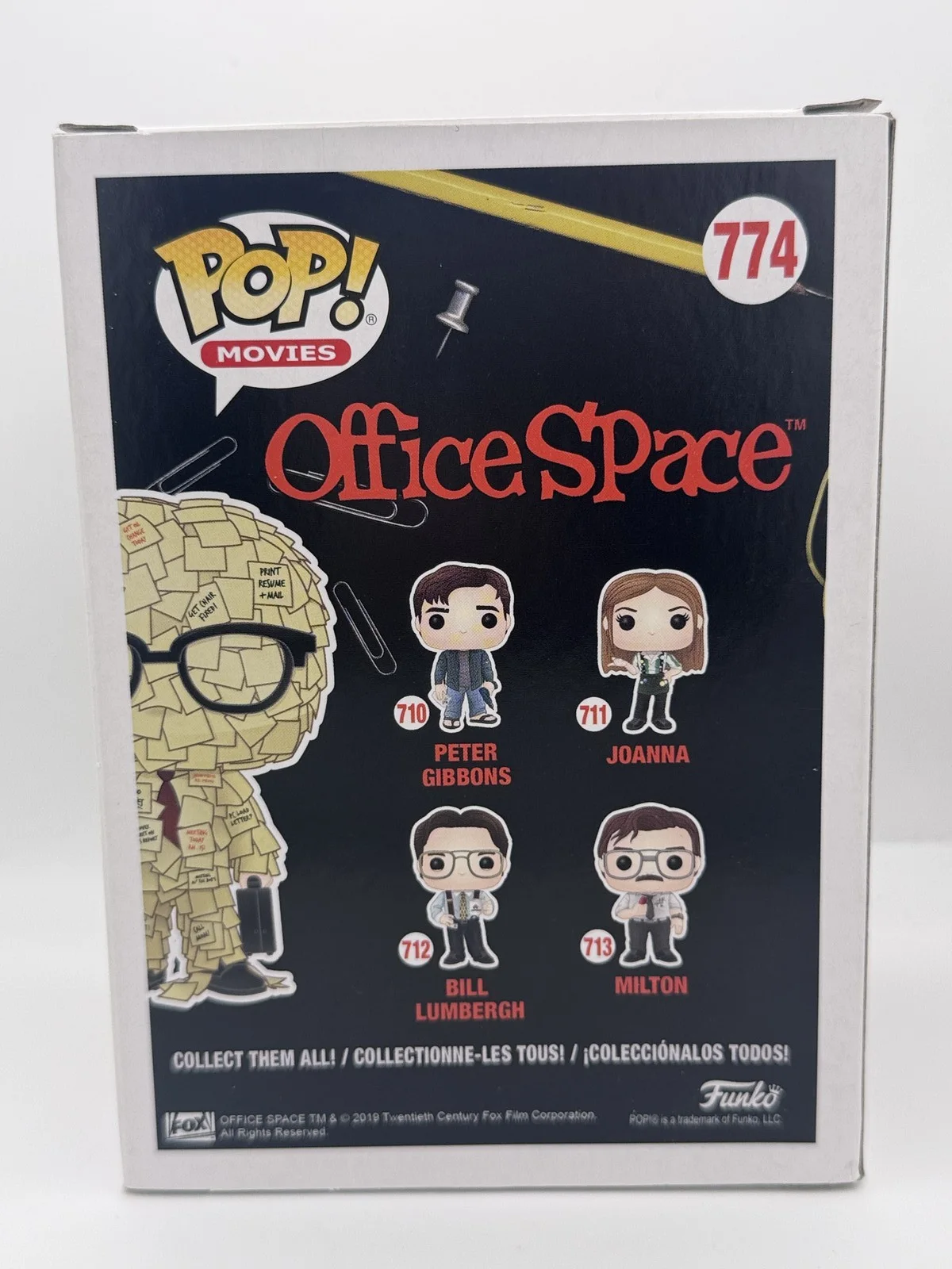 Stephen Root — Stephen Root "Office Space" AUTOGRAPH Signed Sticky Note Man 774 Funko Pop ACOA, image 4