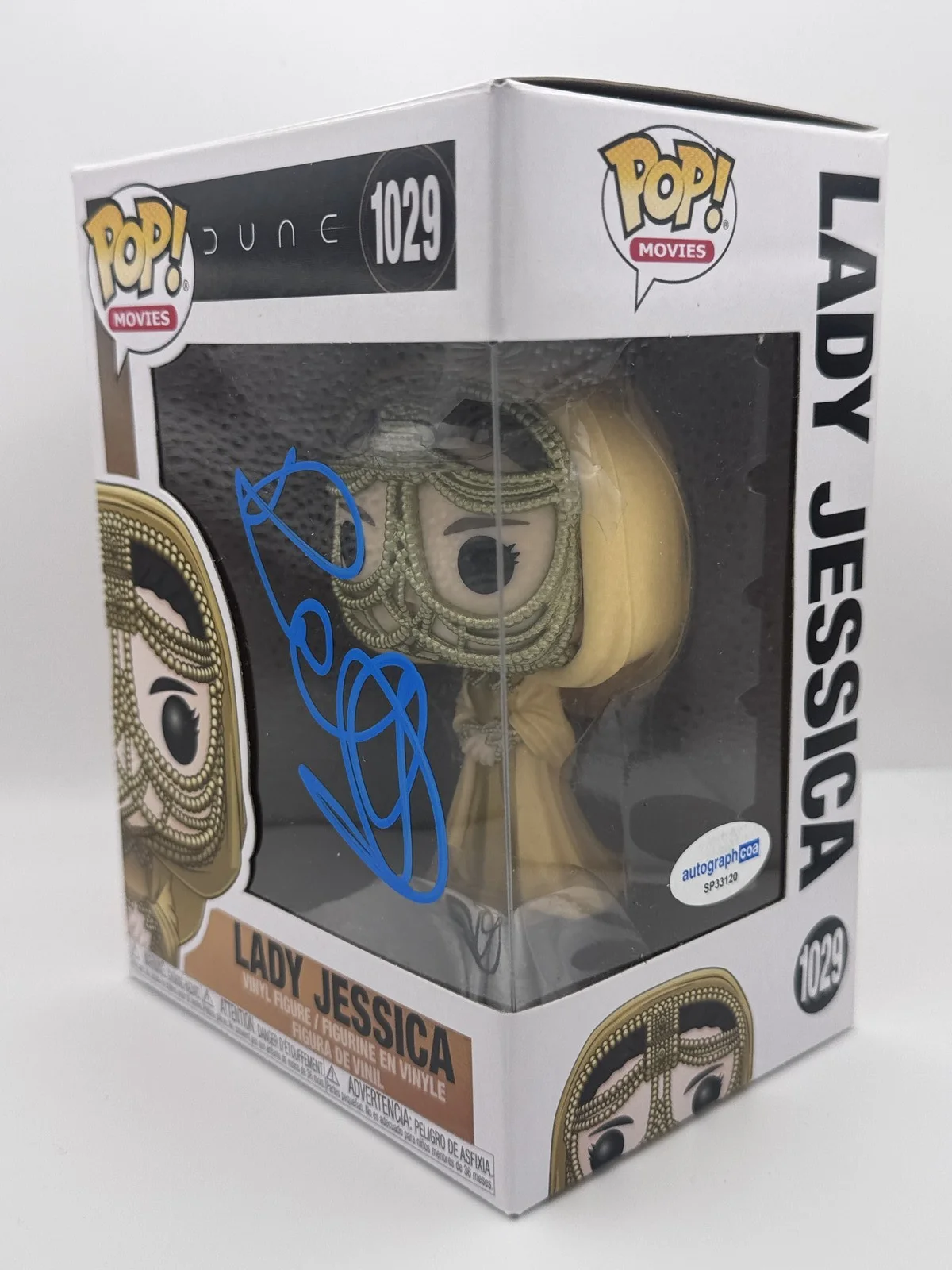 Rebecca Ferguson — Rebecca Ferguson "Dune" AUTOGRAPH Signed 'Lady Jessica' 1029 Funko Pop B ACOA, изображение 2