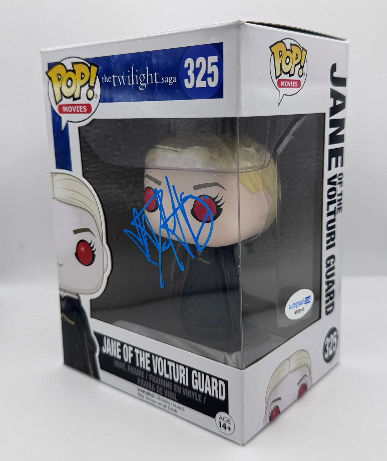 Dakota Fanning — Dakota Fanning "Twilight" SIGNED 'Jane of the Volturi Guard' 325 Funko Pop ACOA, изображение 2