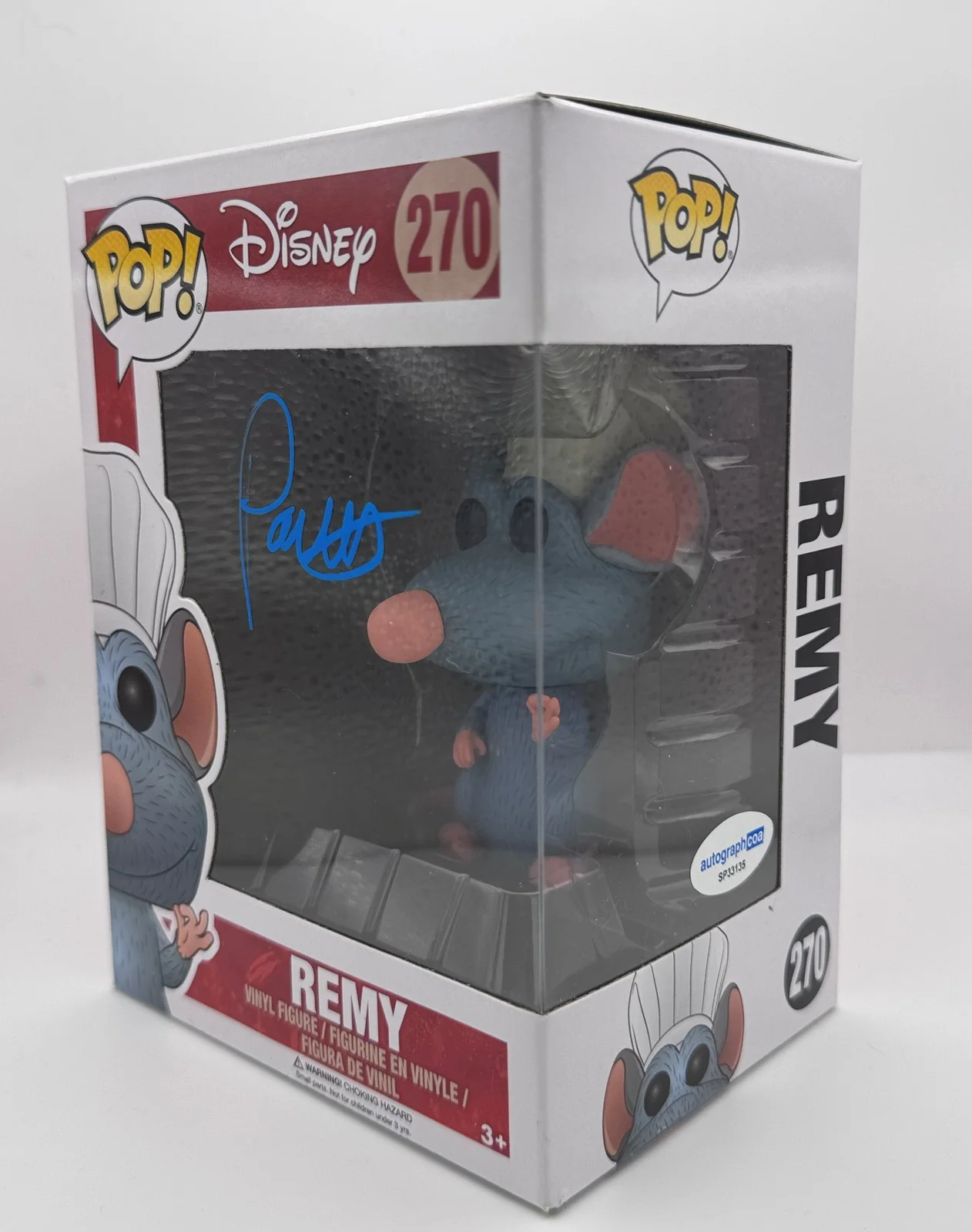 Patton Oswalt — Patton Oswalt "Ratatouille" AUTOGRAPH Signed 'Remy' 270 Funko Pop Figure ACOA, изображение 2