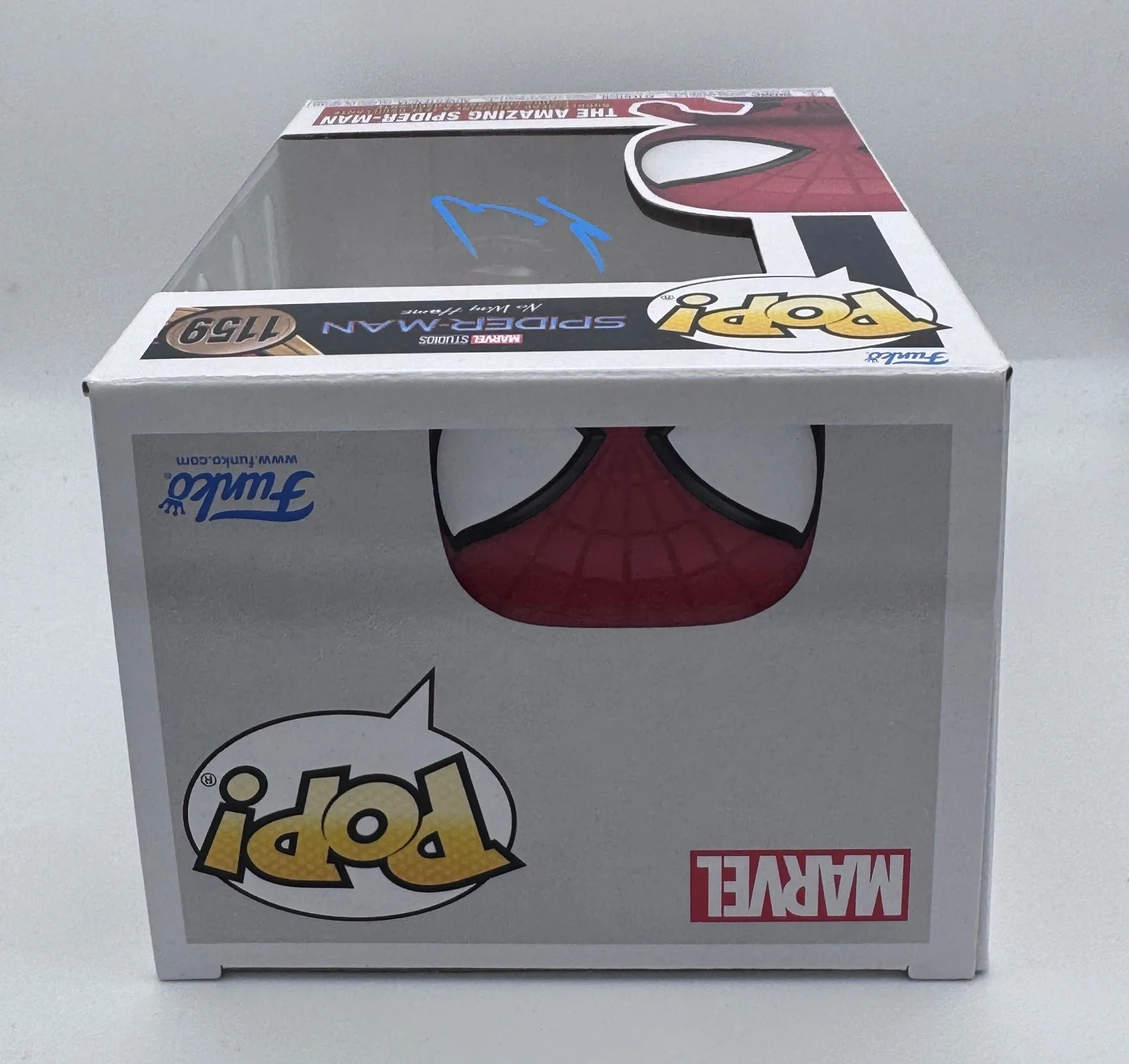 Andrew Garfield — Andrew Garfield "No Way Home" SIGNED 'Amazing Spider-Man' 1159 Funko Pop B ACOA, изображение 3