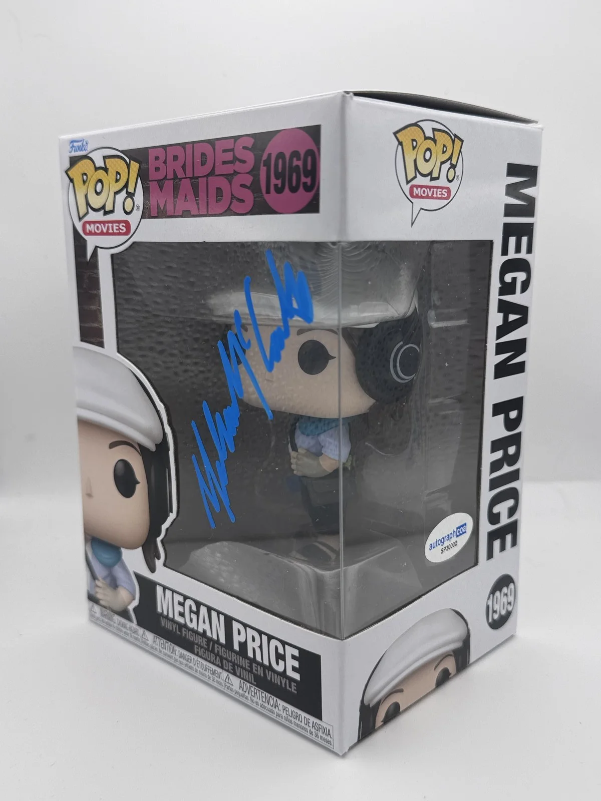Melissa McCarthy — Melissa McCarthy "Bridesmaids" SIGNED 'Megan Price' 1969 Funko Pop Figure ACOA, изображение 2