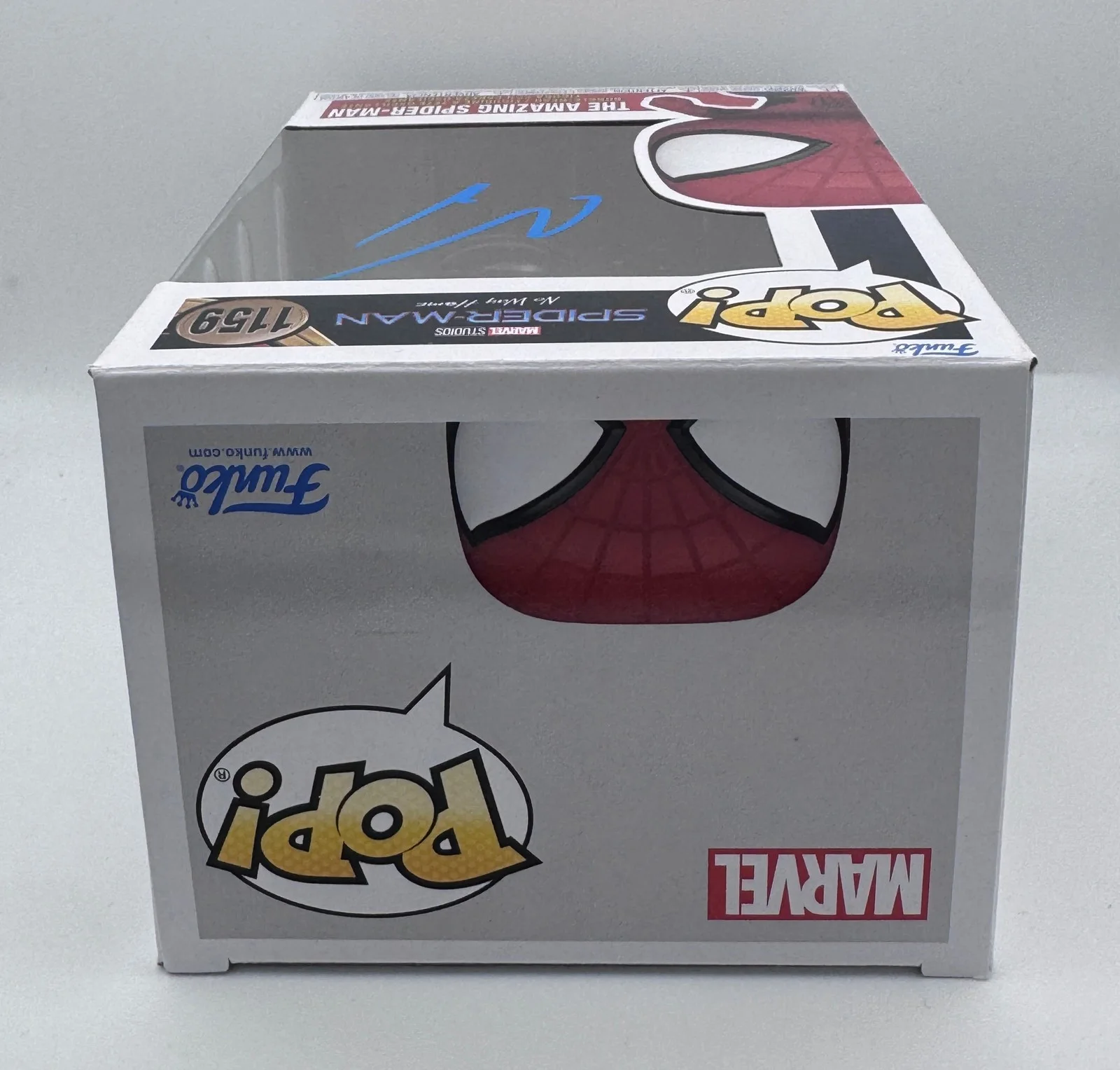 Andrew Garfield — Andrew Garfield "No Way Home" SIGNED 'Amazing Spider-Man' 1159 Funko Pop ACOA, изображение 3