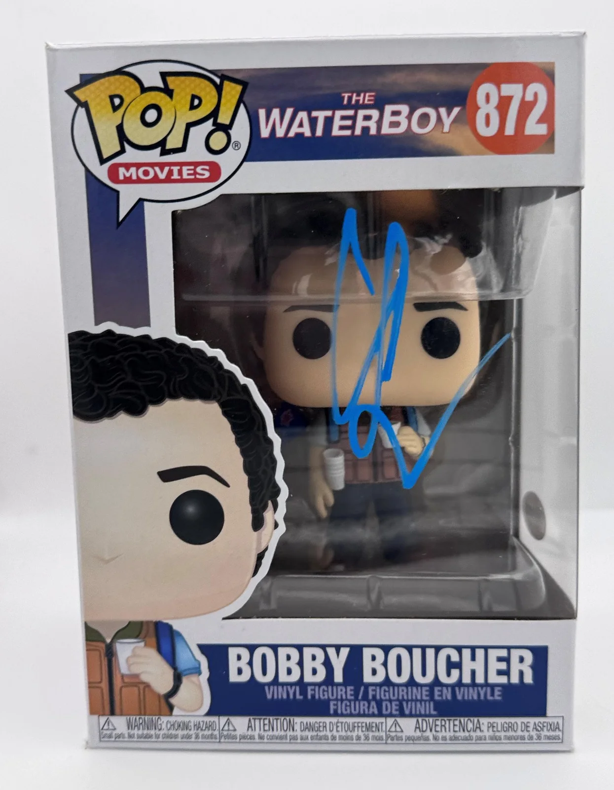 Adam Sandler — Adam Sandler "The Waterboy" AUTOGRAPH Signed 'Bobby Boucher' 872 Funko Pop ACOA