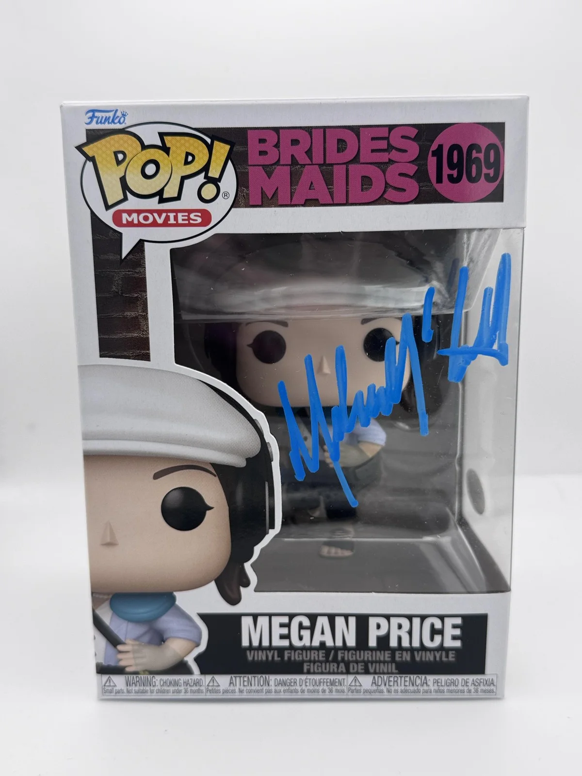 Melissa McCarthy — Melissa McCarthy "Bridesmaids" SIGNED 'Megan Price' 1969 Funko Pop Figure B ACOA, image 2