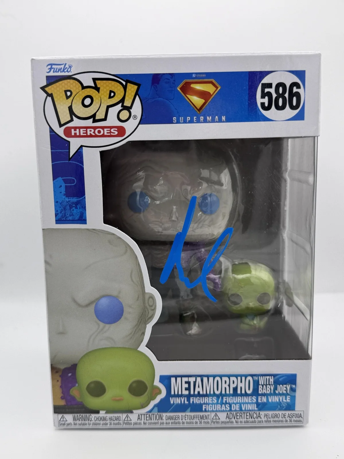 Anthony Carrigan — Anthony Carrigan "Superman" AUTOGRAPH Signed 'Metamorpho' 586 Funko Pop ACOA, изображение 2