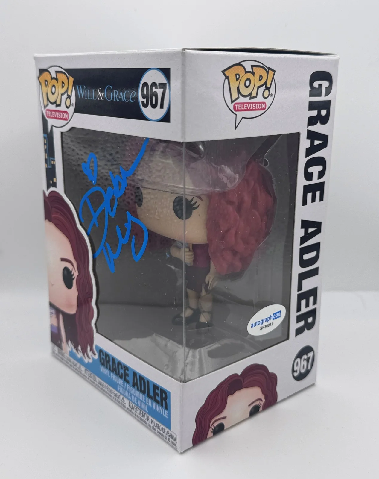 Debra Messing — Debra Messing "Will & Grace" AUTOGRAPH Signed 'Grace Adler' 967 Funko Pop ACOA, изображение 2