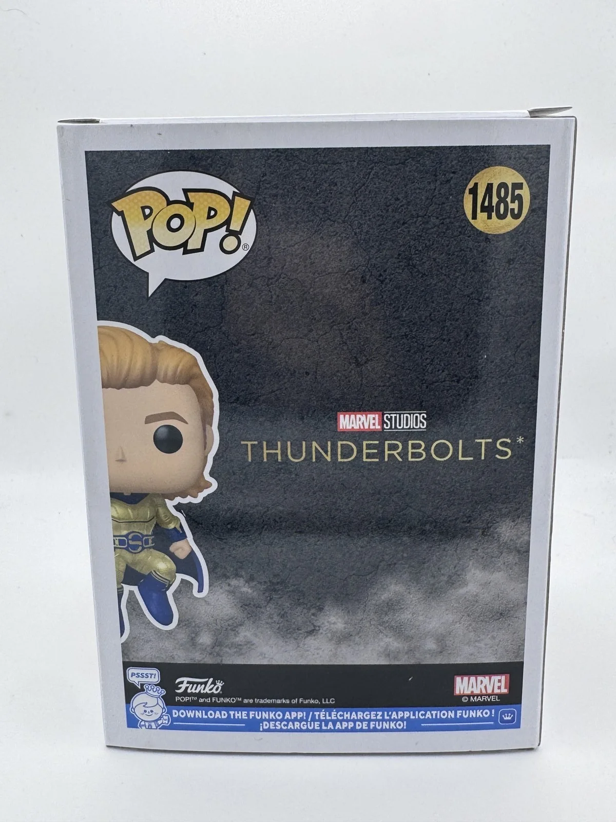 Lewis Pullman — Lewis Pullman "Thunderbolts" AUTOGRAPH Signed 'Sentry' 1485 Funko Pop ACOA, image 4