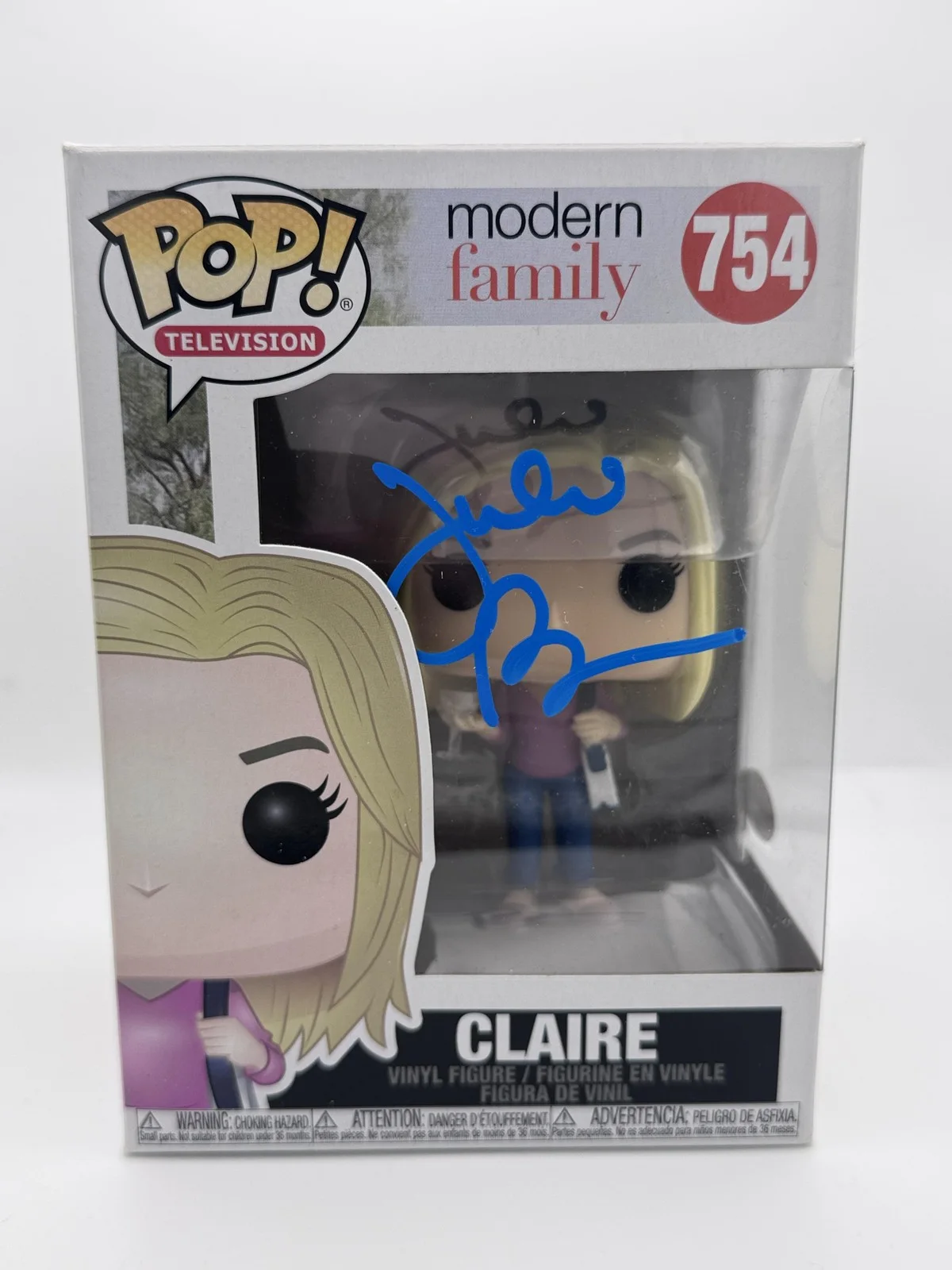 Julie Bowen — Julie Bowen "Modern Family" AUTOGRAPH Signed Claire 754 Funko Pop Figure C ACOA, изображение 2