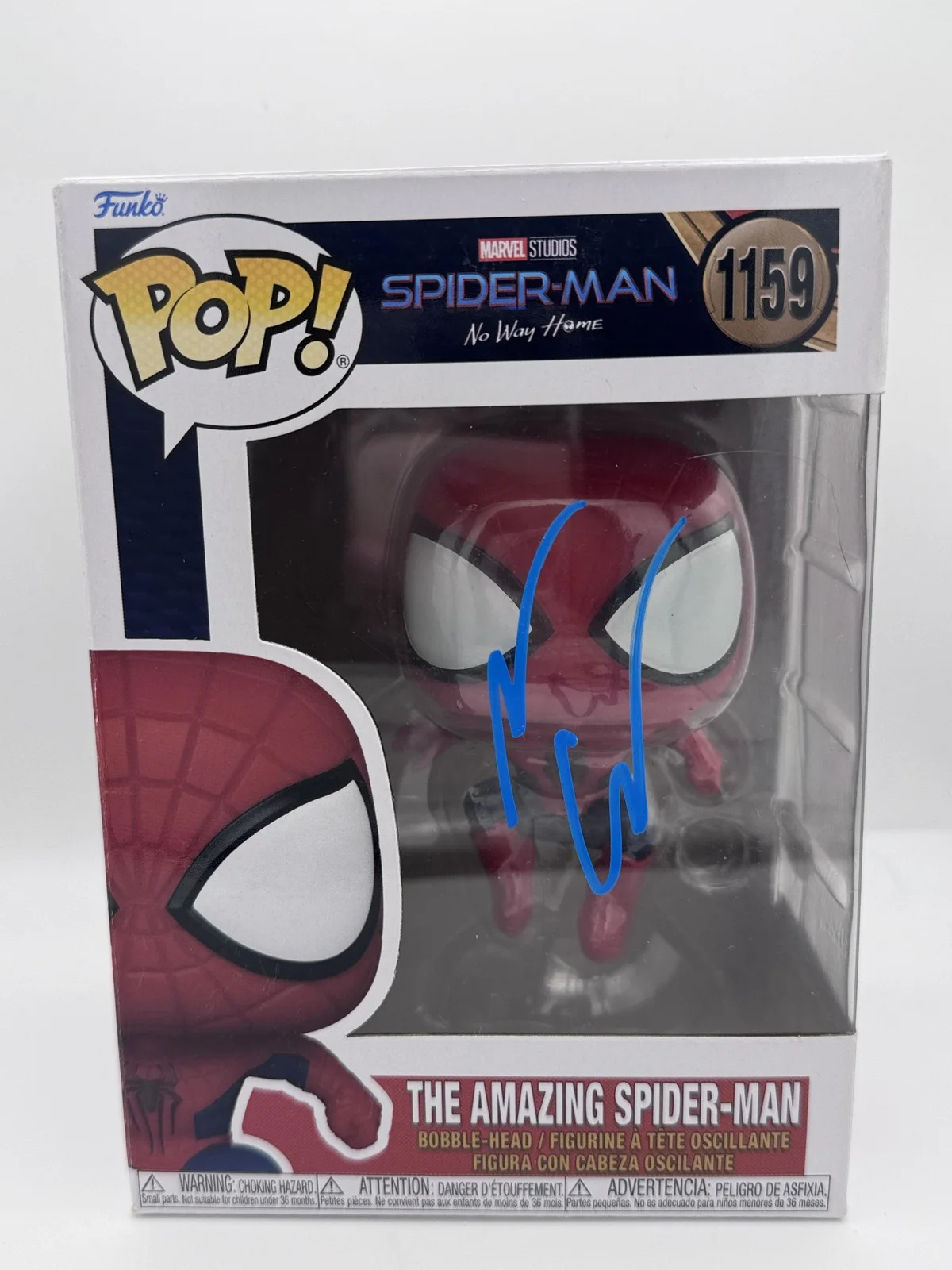 Andrew Garfield — Andrew Garfield "No Way Home" SIGNED 'Amazing Spider-Man' 1159 Funko Pop D ACOA, изображение 2