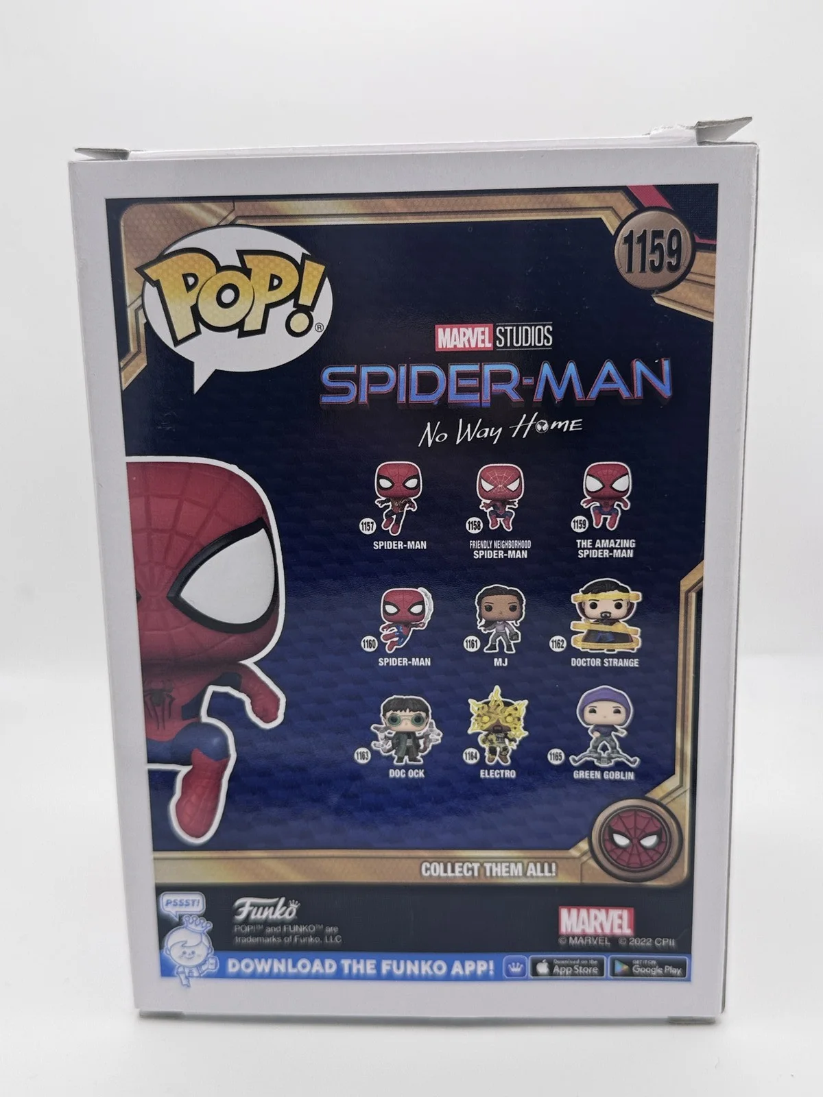 Andrew Garfield — Andrew Garfield "No Way Home" SIGNED 'Amazing Spider-Man' 1159 Funko Pop C ACOA, image 4