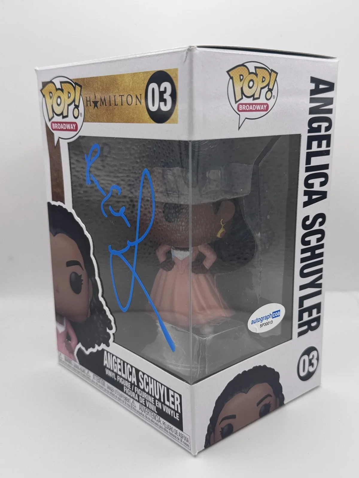 Renee Elise Goldsberry — Renee Elise Goldsberry "Hamilton" SIGNED 'Angelica Schuyler' 03 Funko Pop ACOA, изображение 2